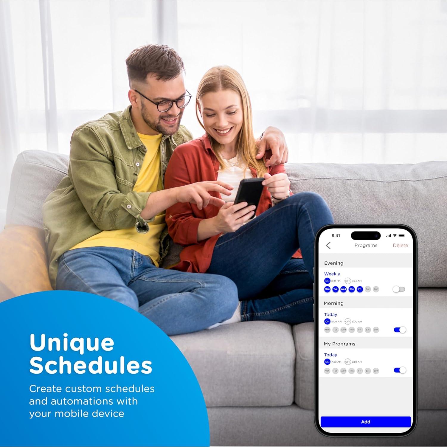 Enchufe Inteligente Enbrighten VIBE con Sensor de Movimiento