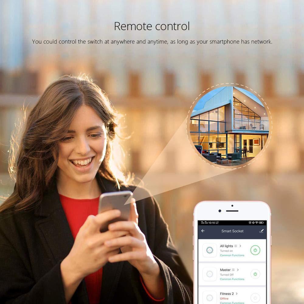 Enchufe Inteligente WiFi ngnsky 16A Control por App y Voz
