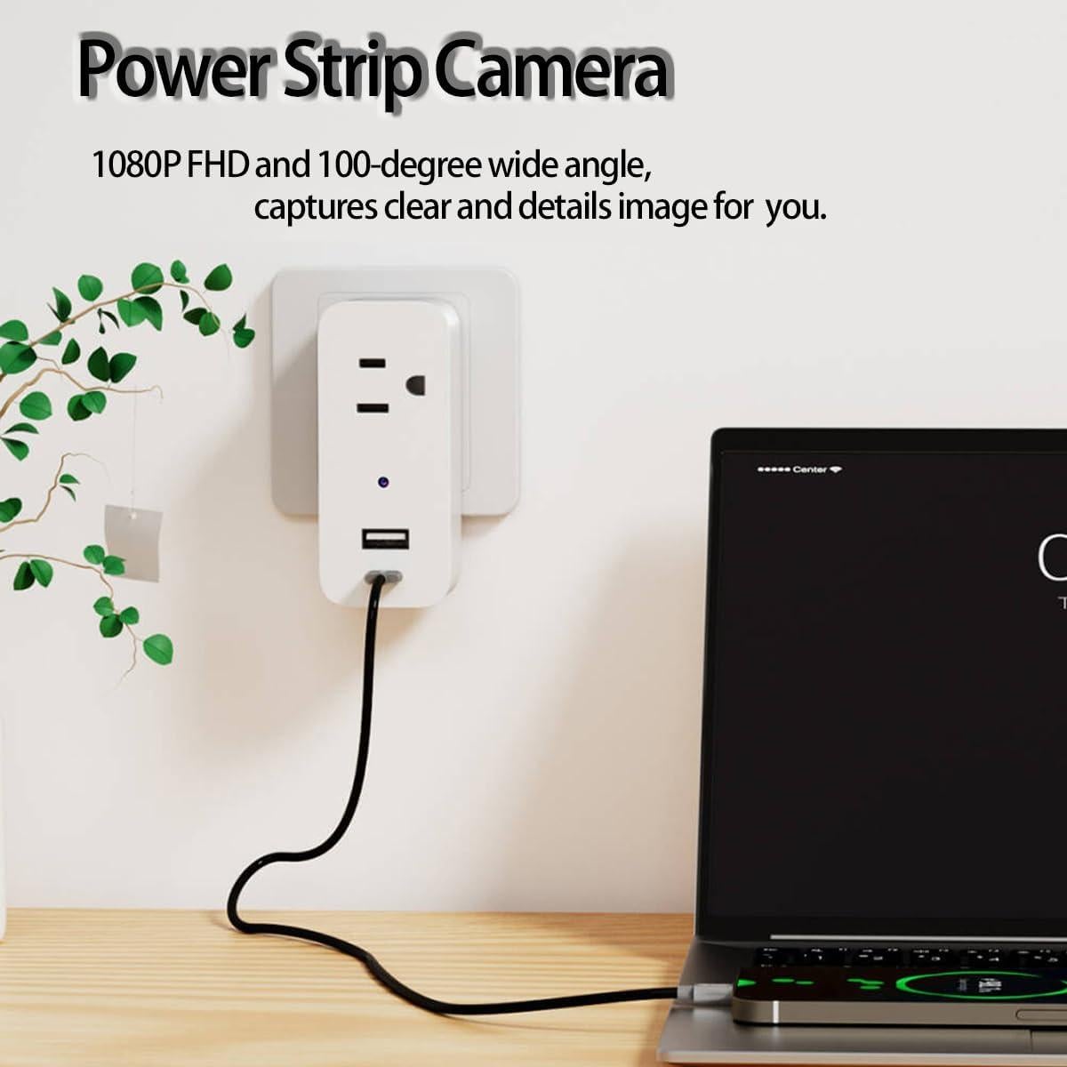 Cámara Enchufe Inalámbrica 1080P InCliick con SD 32GB