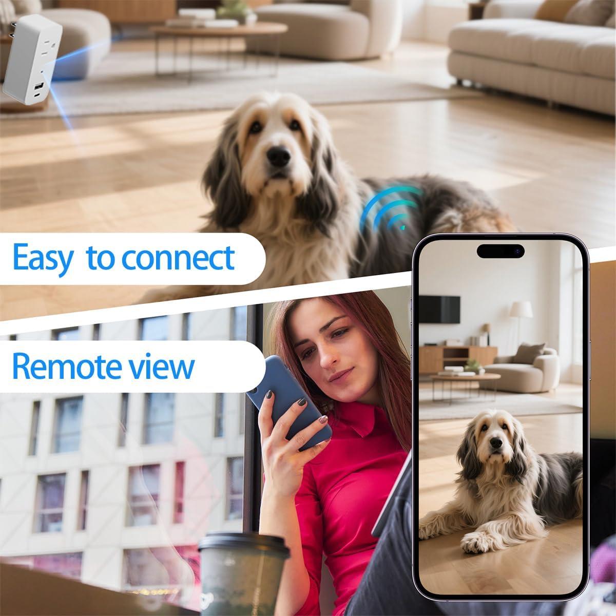 Cámara Enchufe Inalámbrica 1080P InCliick con SD 32GB