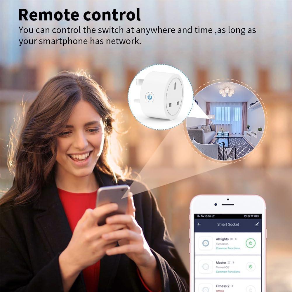 Enchufe Inteligente Homekit ngnsky 16A Control por Voz Siri