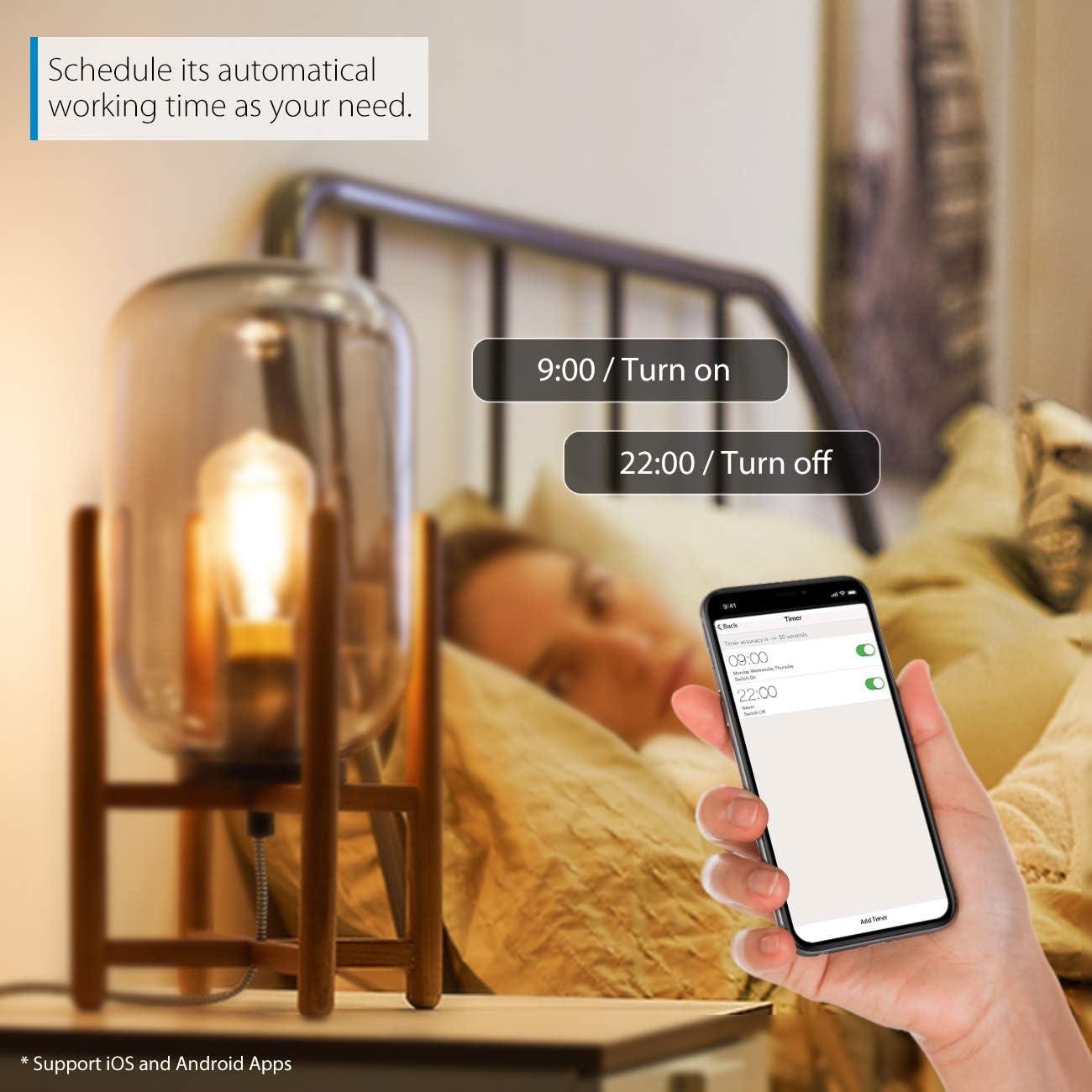 Bombilla LED Inteligente LVWIT ST21 Dimmable E26 2700K-6500K