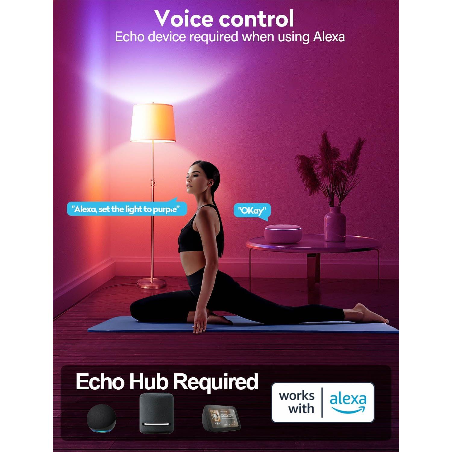 Bombilla Inteligente iLC LED 14W RGB + Blanco Cálido 2700K - Paquete de 4