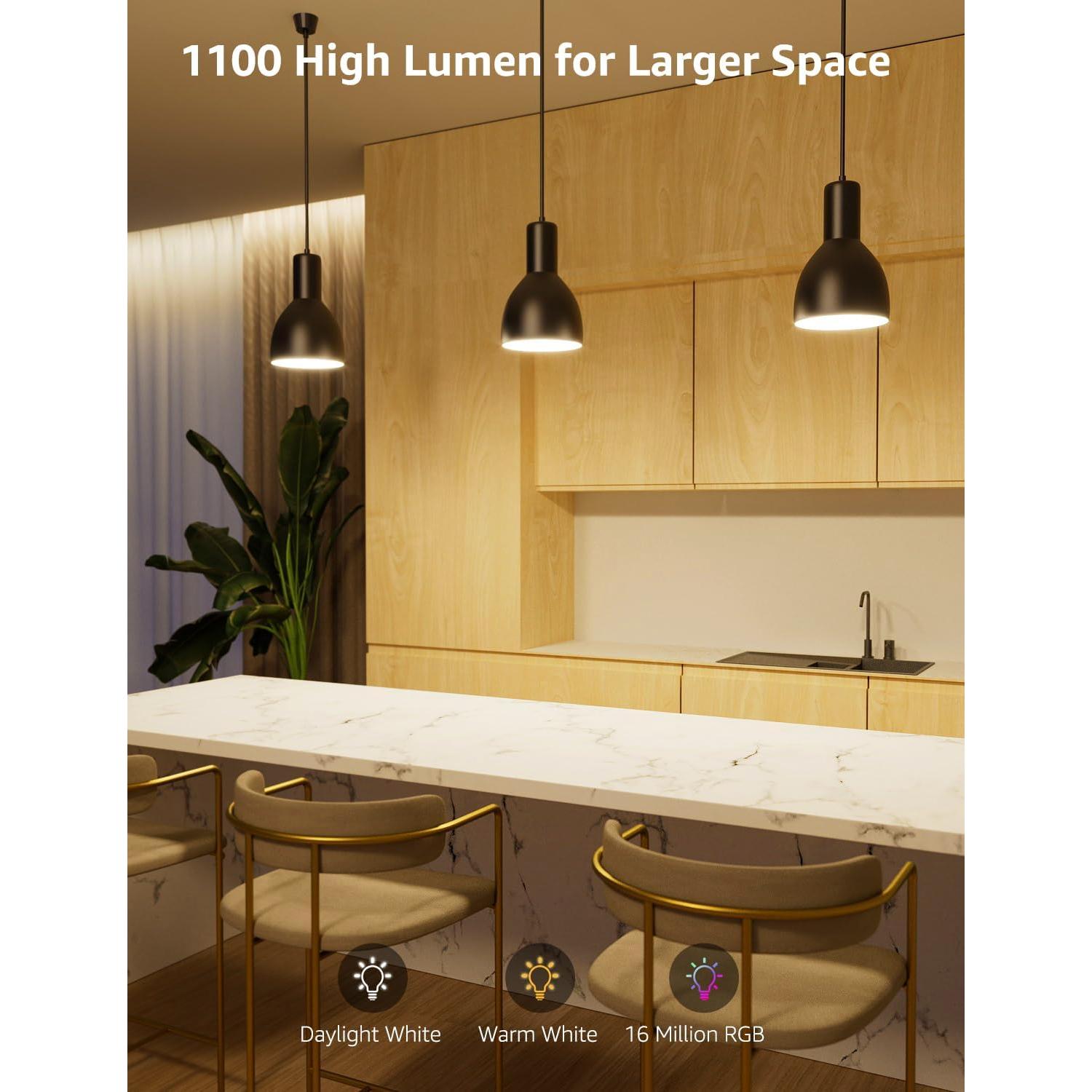 Bombillas Inteligentes Lepro B2 AI - 1100LM RGBWW, Paquete de 2