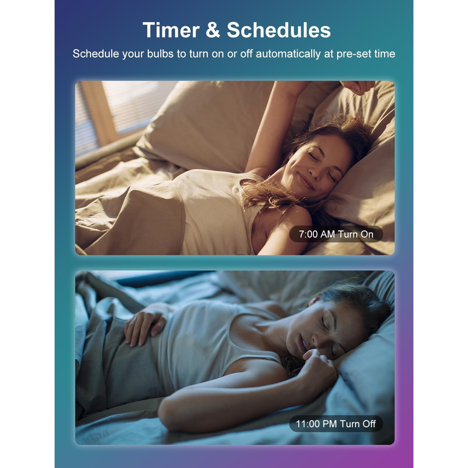 Bombilla Inteligente LED E26 15W HYDONG RGB Control Alexa