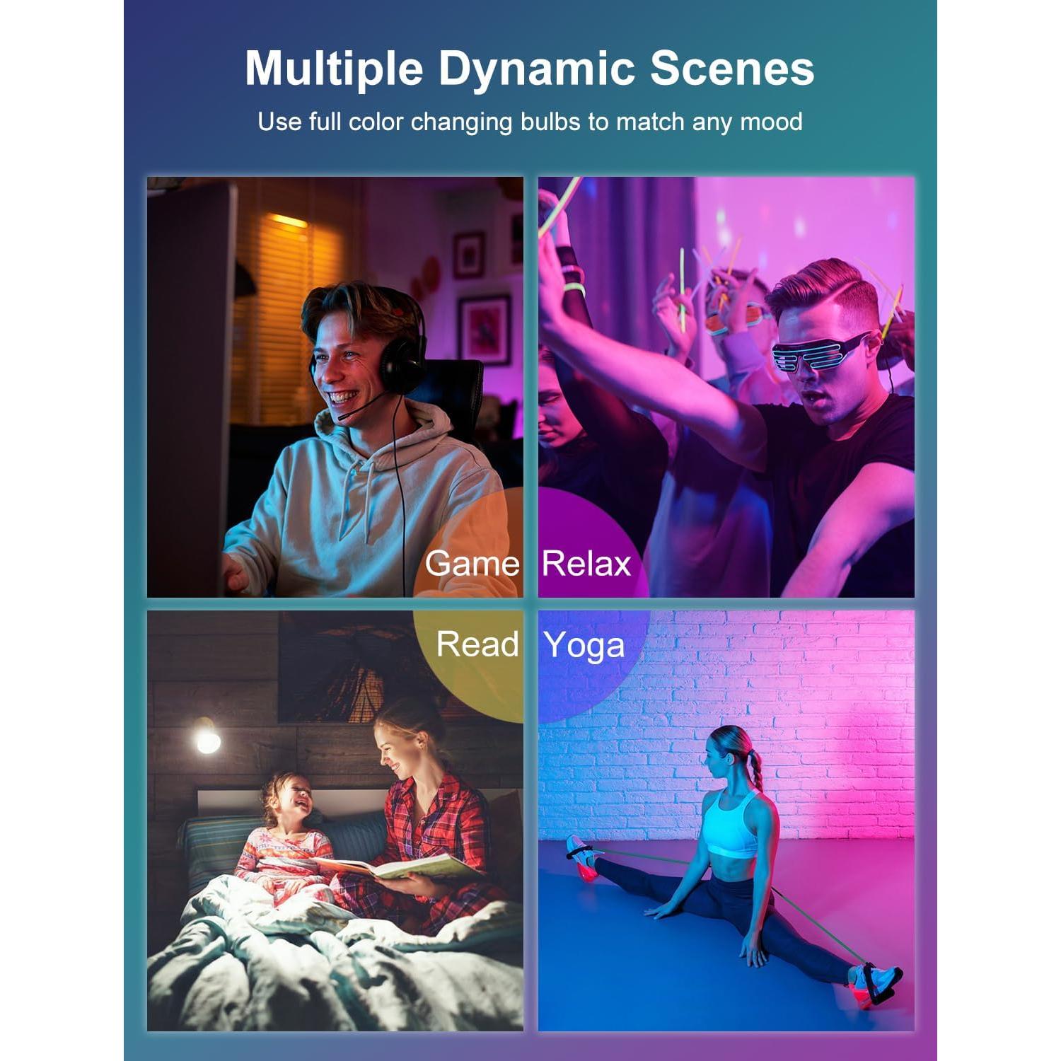 Bombilla Inteligente LED E26 15W HYDONG RGB Control Alexa