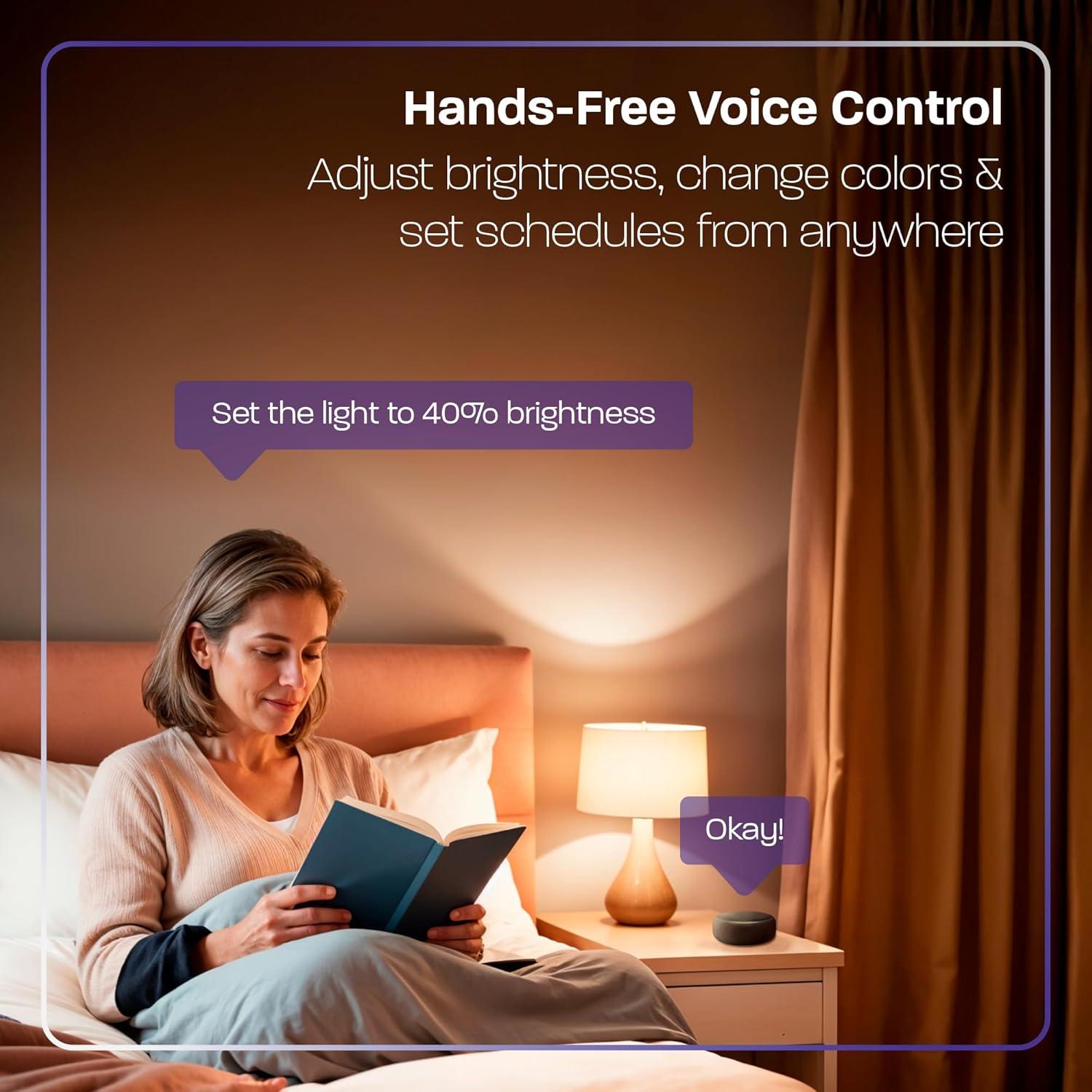 Bombilla LED Inteligente Velds 9W RGB y Blanco Ajustable