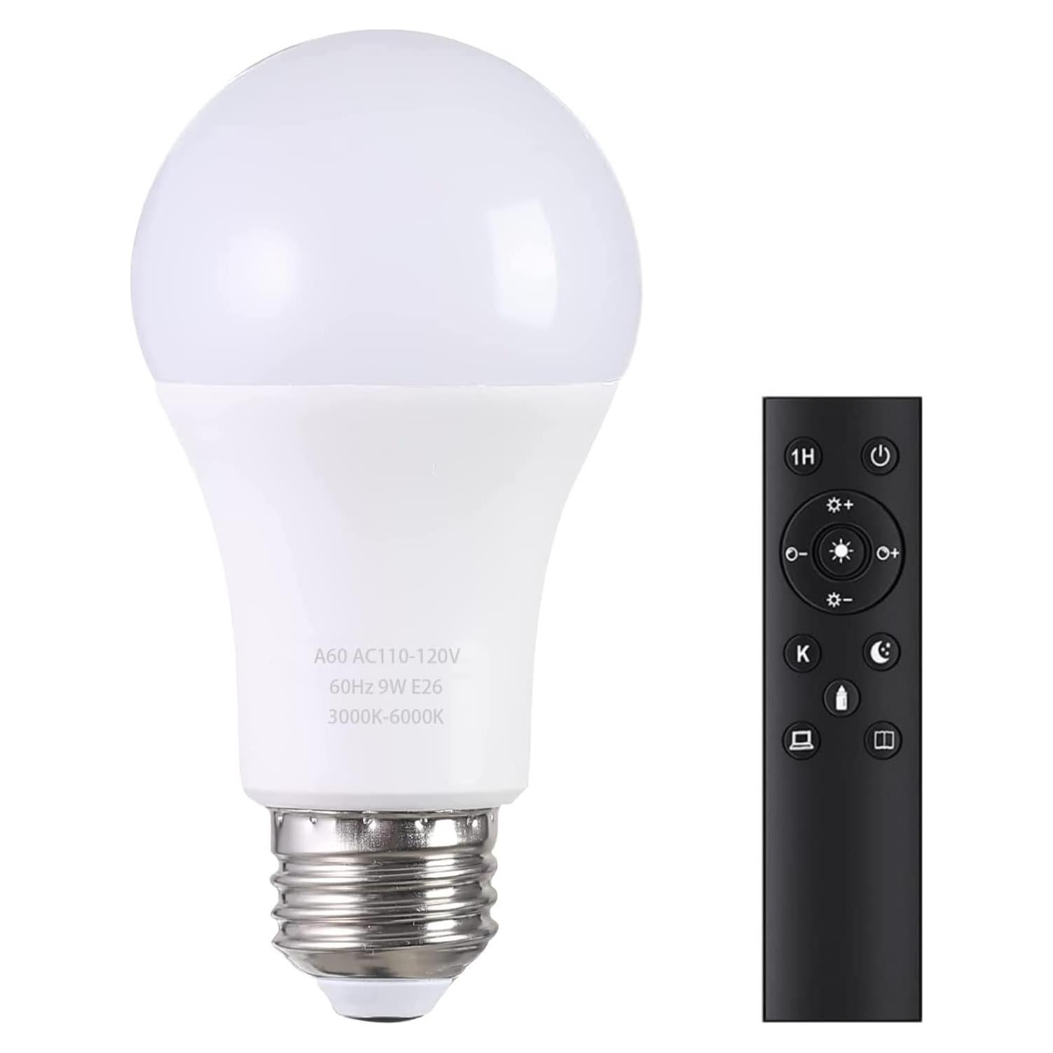 Bombilla LED A19 9W MXhme con Control Remoto 800LM E26