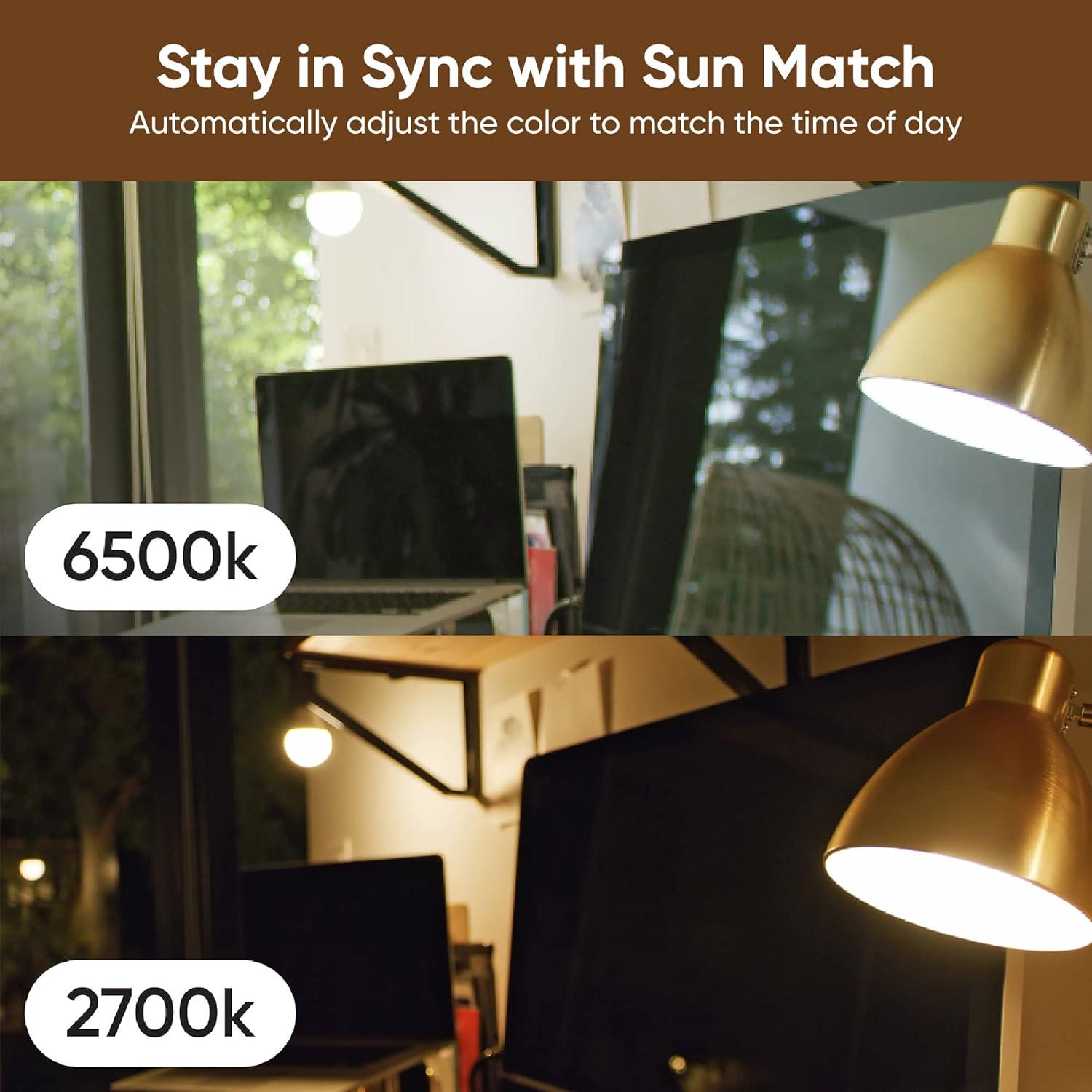 Bombilla Inteligente Wyze A19 LED RGB 1100 Lúmenes - Paquete de 4