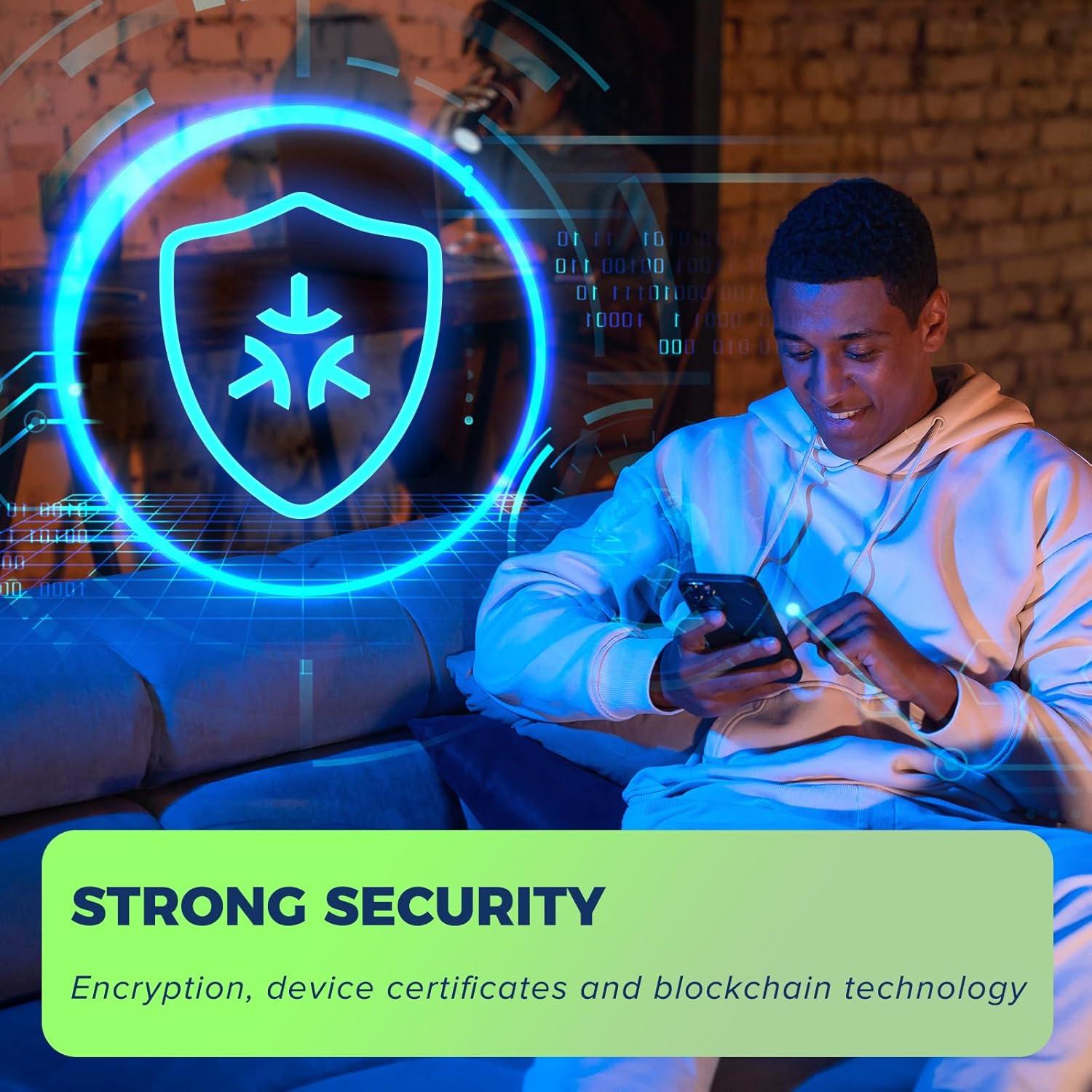 Bombillas Inteligentes E12 Matter 6W 4PCS RGBW Compatible con Alexa