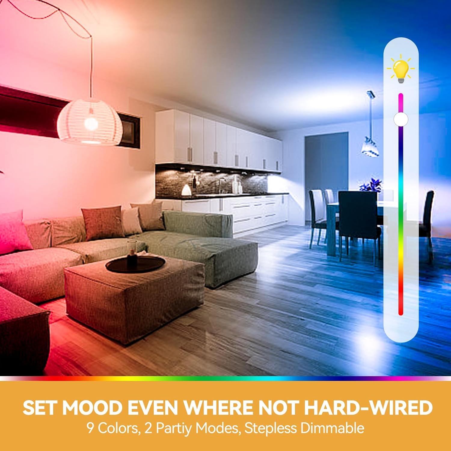 Bombillas Inteligentes Recargables Neporal MAGIXPRO 4 Pzs RGB