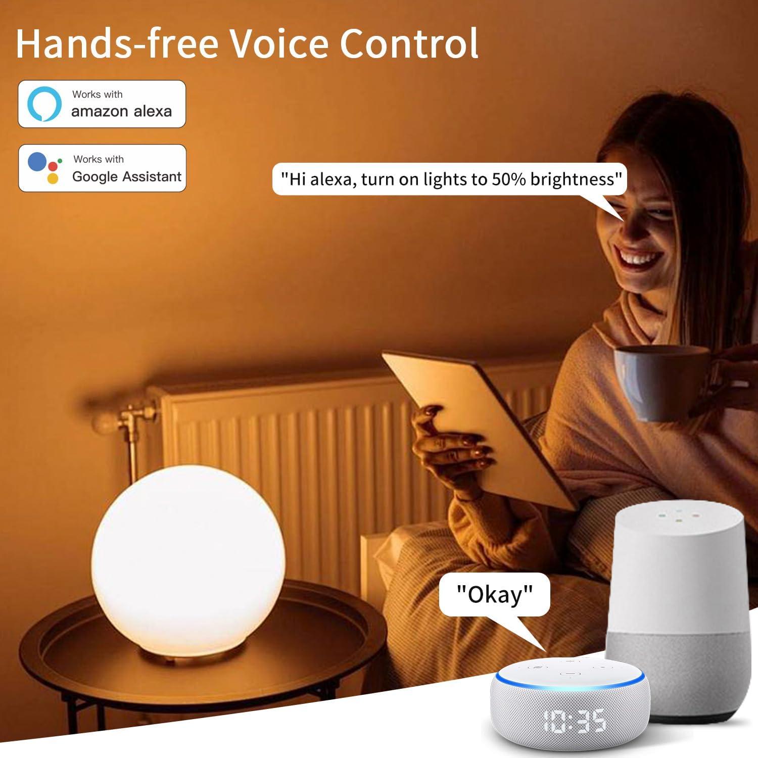 Bombillas LED Inteligentes E12 Farylink 300lm Regulables Paquete de 3