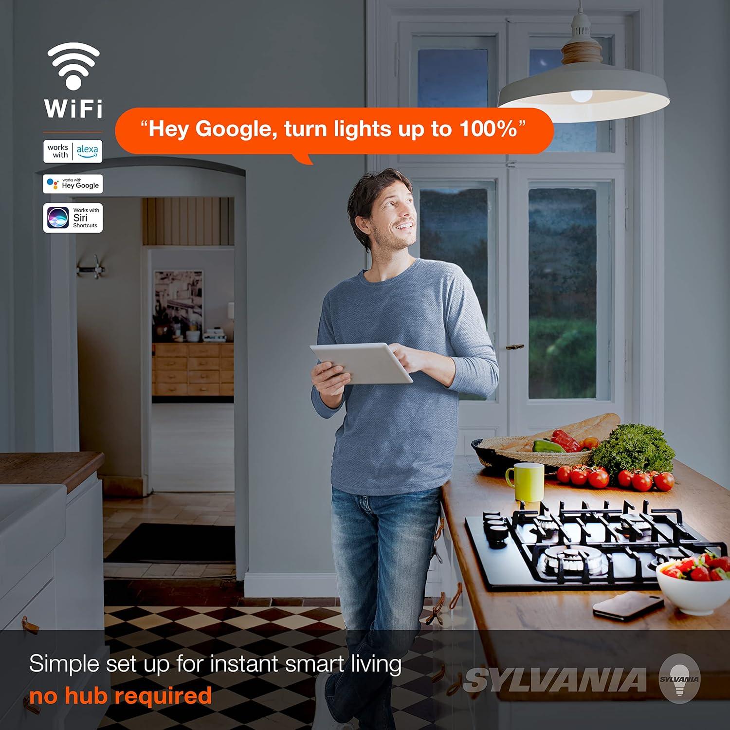 Bombilla LED Inteligente Sylvania WiFi A21 14.5W Blanco Ajustable
