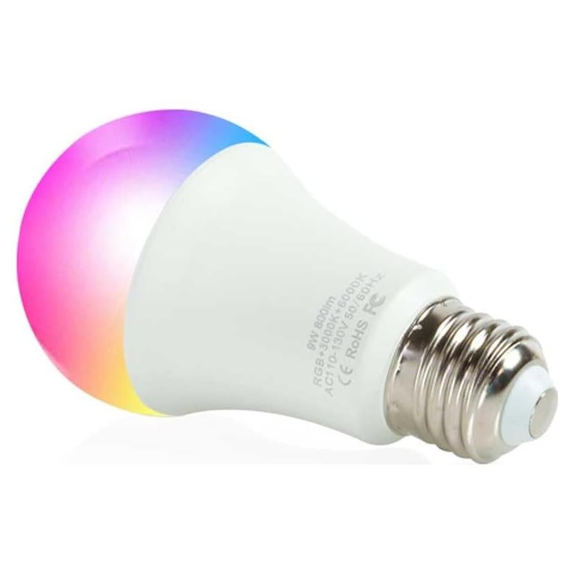 Bombilla LED inteligente A19 9W RGB + Blanco 2700K-6500K