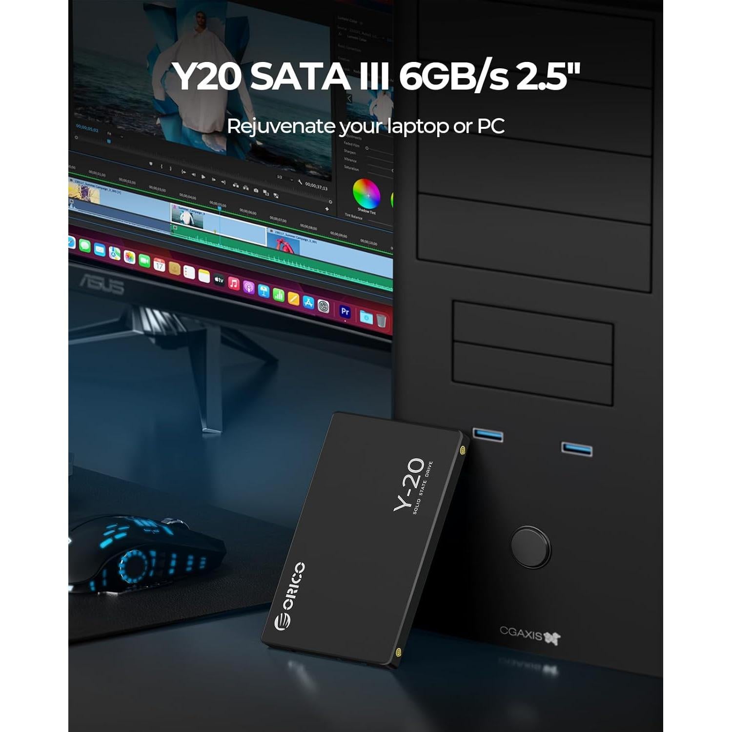 ORICO SSD SATA 2TB 2.5" Interno Velocidad 500MB/s