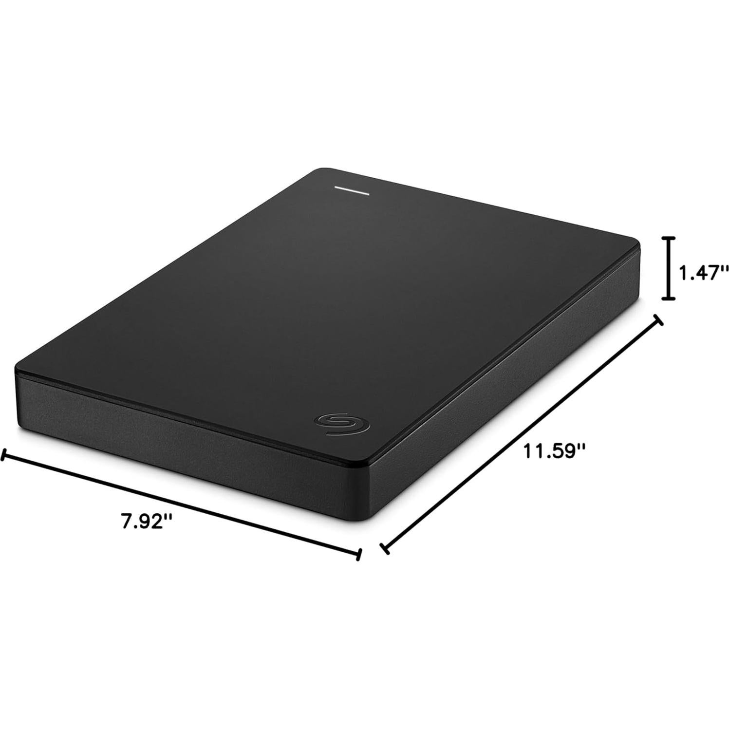 Disco Duro Externo Seagate 1TB USB 3.0 Negro para PC y Mac