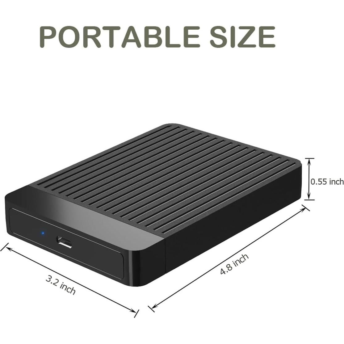 Disco Duro Externo Portátil Tianken 160GB USB 3.1 Tipo C