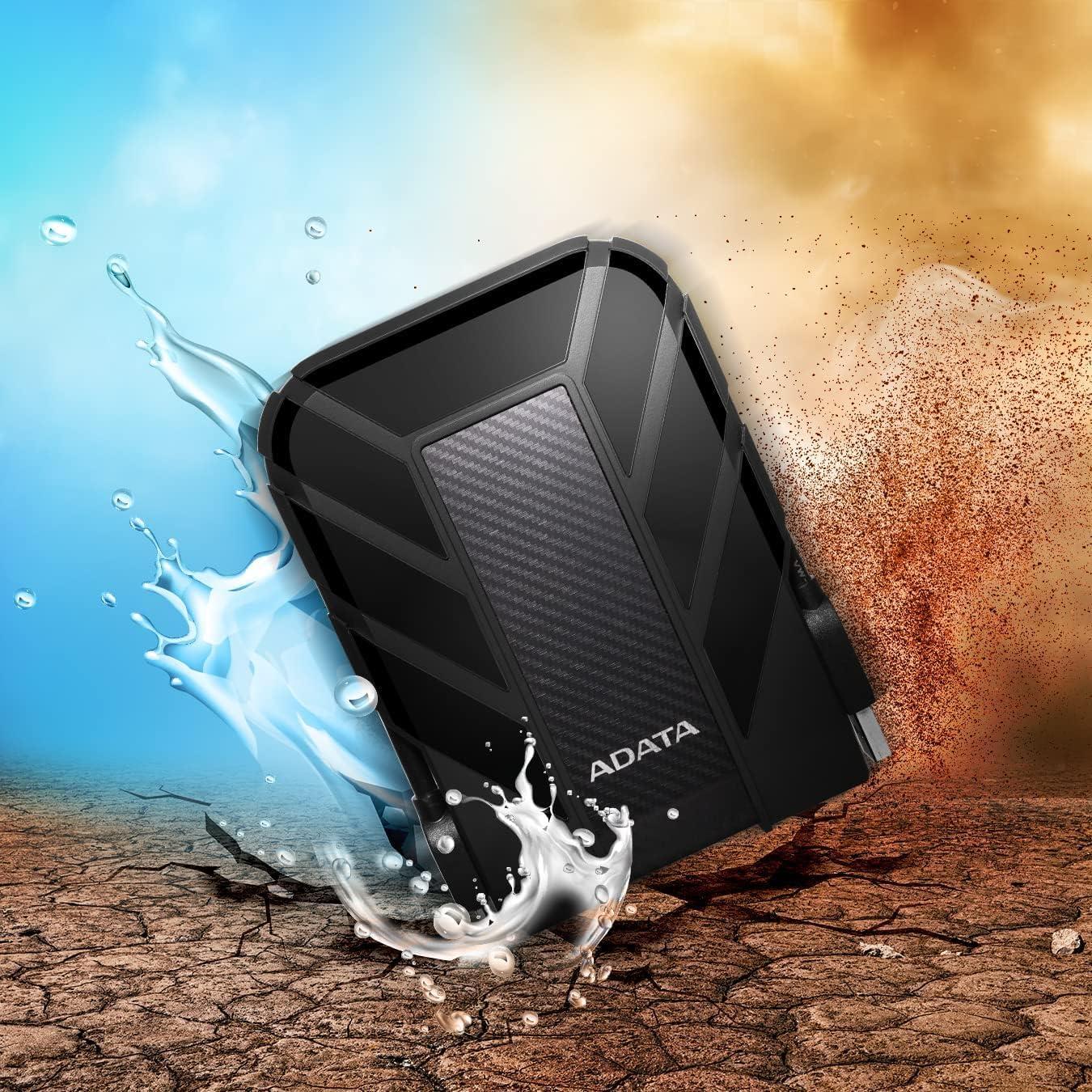 Disco Duro Externo ADATA HD710 Pro 2TB USB 3.1 Resistente Negro