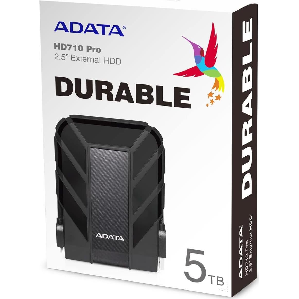 Disco Duro Externo ADATA HD710 Pro 2TB USB 3.1 Resistente Negro