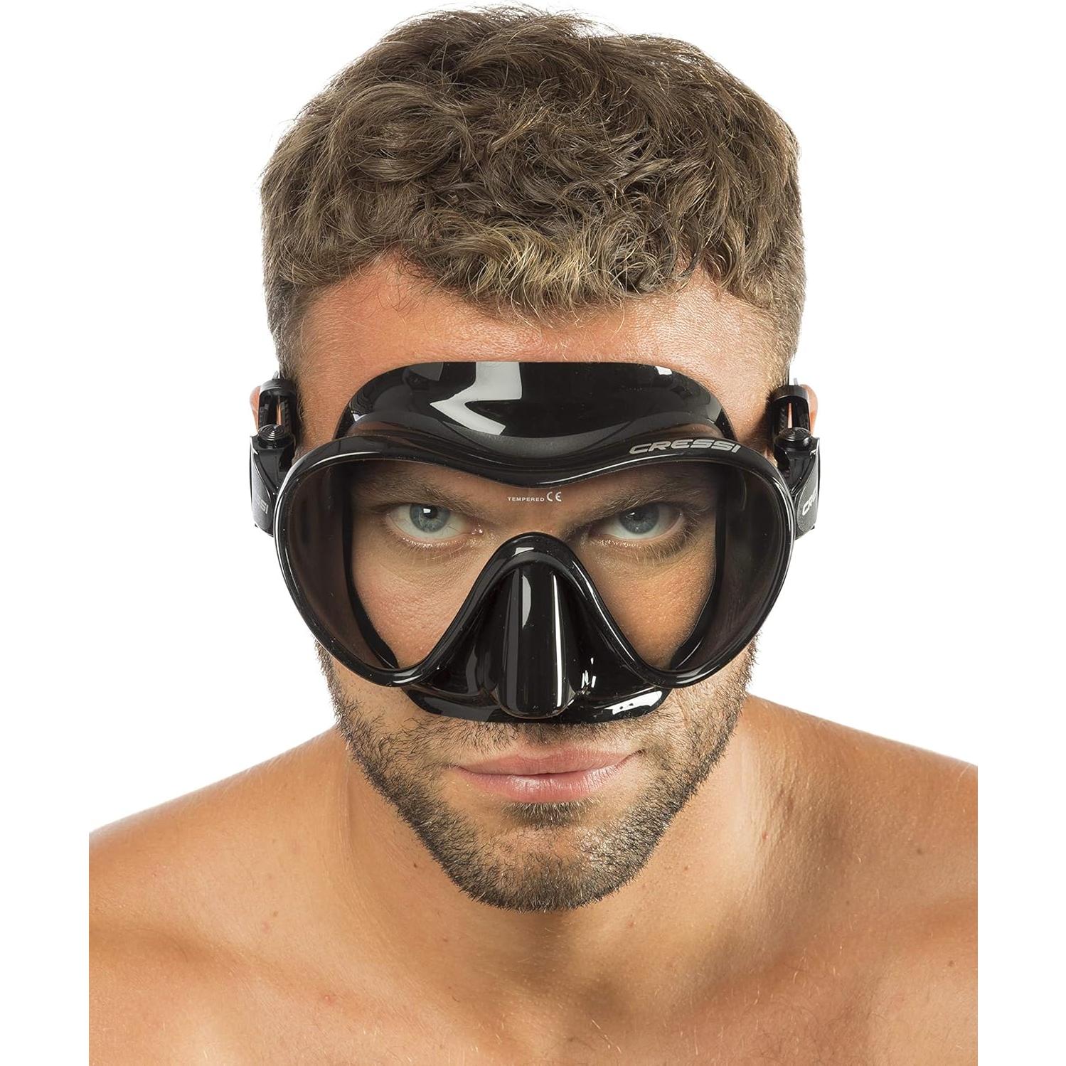 Kit de Buceo Cressi F1 y Supernova Seco - Máscara y Snorkel