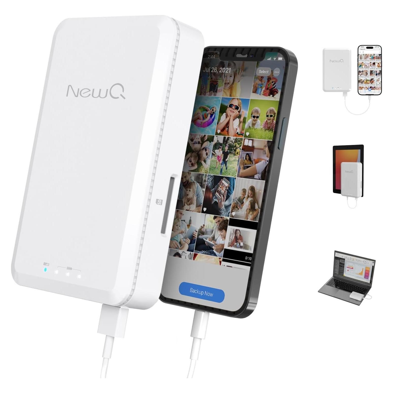 Disco Duro Externo NEWQ 1TB USB 3.0 para iPhone y Android