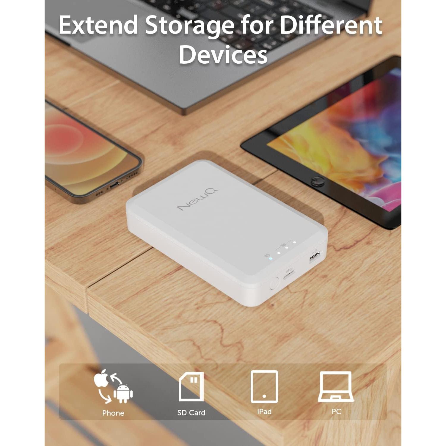 Disco Duro Externo NEWQ 1TB USB 3.0 para iPhone y Android