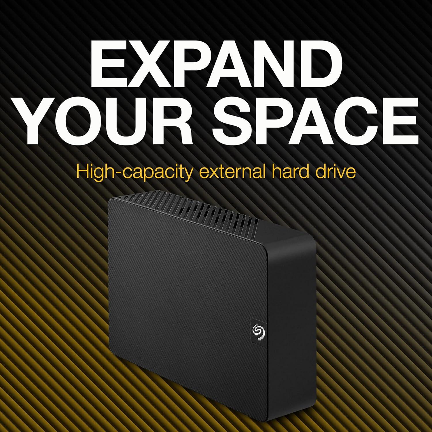 Disco Duro Externo Seagate Expansion 12 TB USB 3.0 Negro