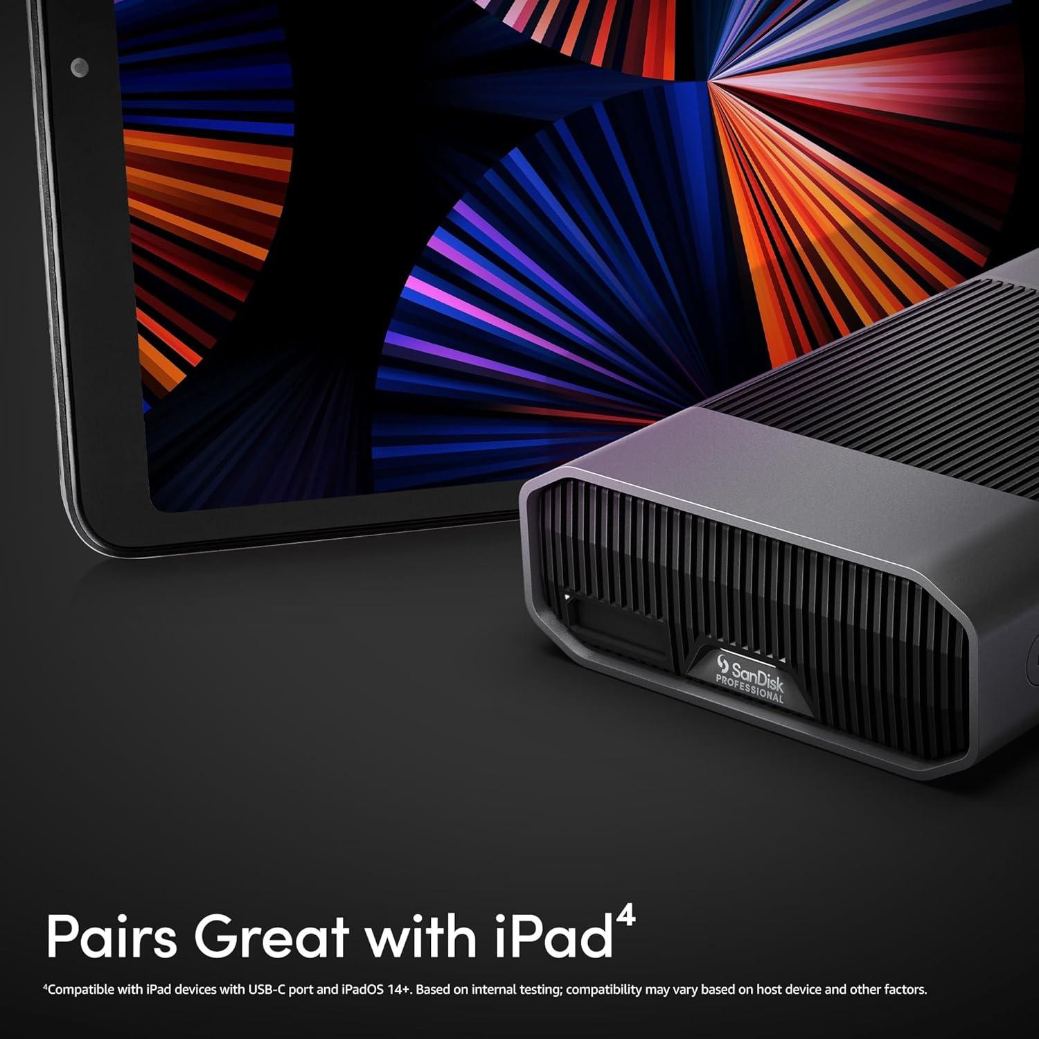 HDD Externo SanDisk Professional 12TB G-Drive Project Thunderbolt 3