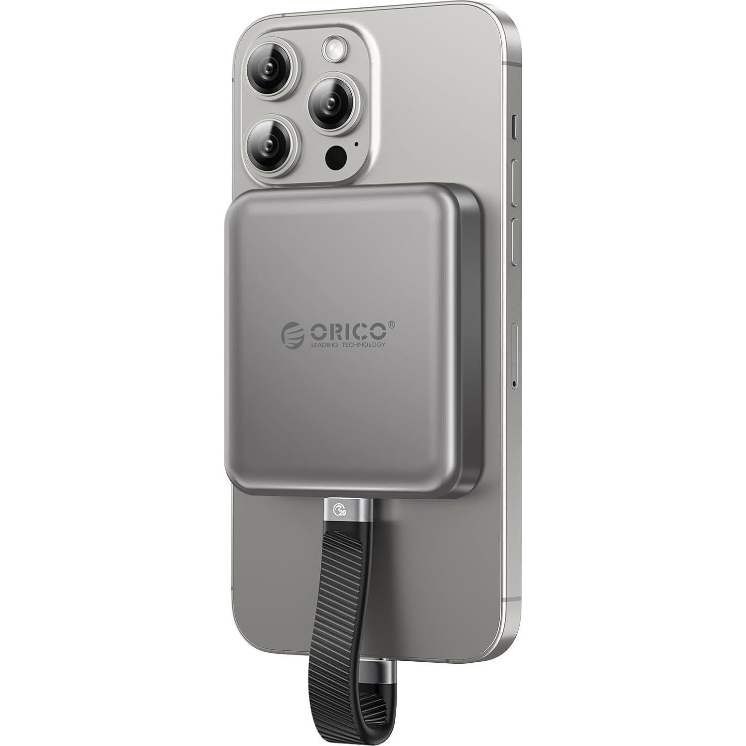 ORICO 512 GB Magnetic External SSD, 4K ProRes HDR Record and Store, 2000MB/s Stable Transmission and Storage, Portable Solid State Drive, Compatible with Smartphone, Tablet, Computer - A20PLUS