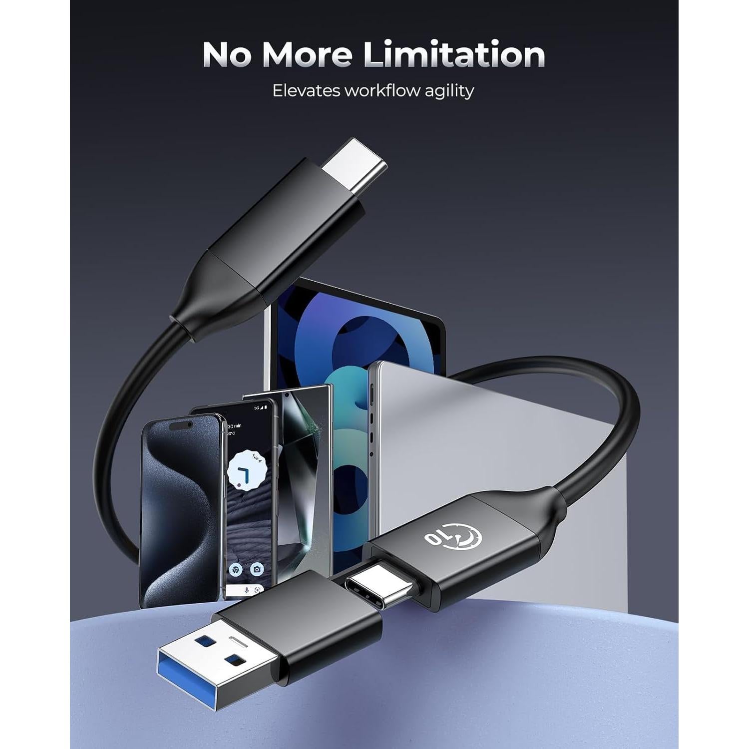 ORICO SSD Externo 1TB USB-C 3.2 Resistente al Polvo y Caídas