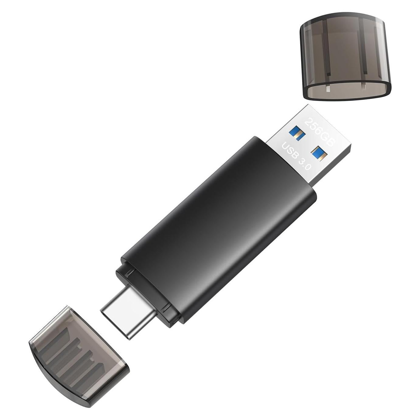 Unidad Flash USB 3.0 Doble 256GB JOIOT Tipo C + USB A