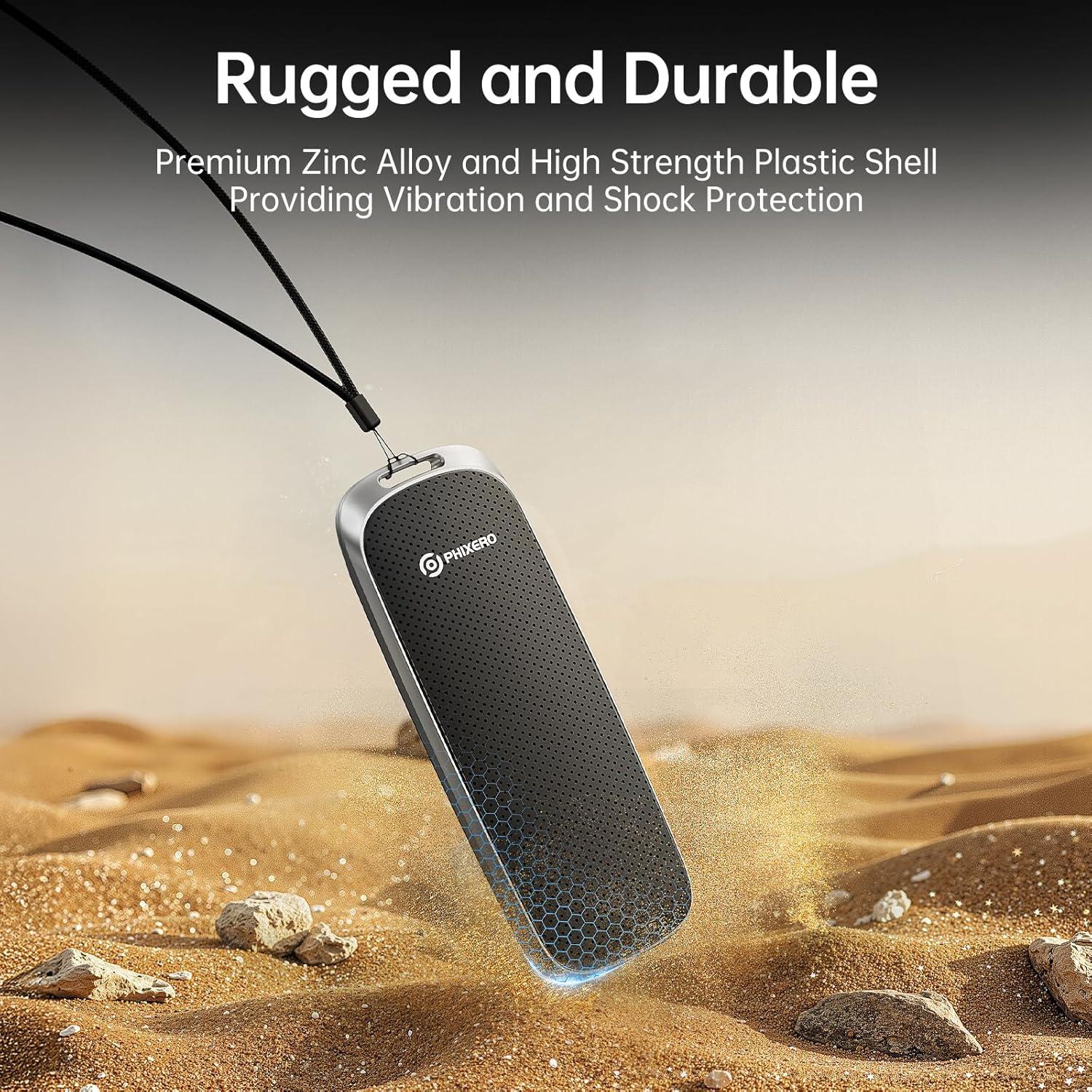 SSD Externo PHIXERO P10PRO 2TB USB 3.2 Gen2 Negro