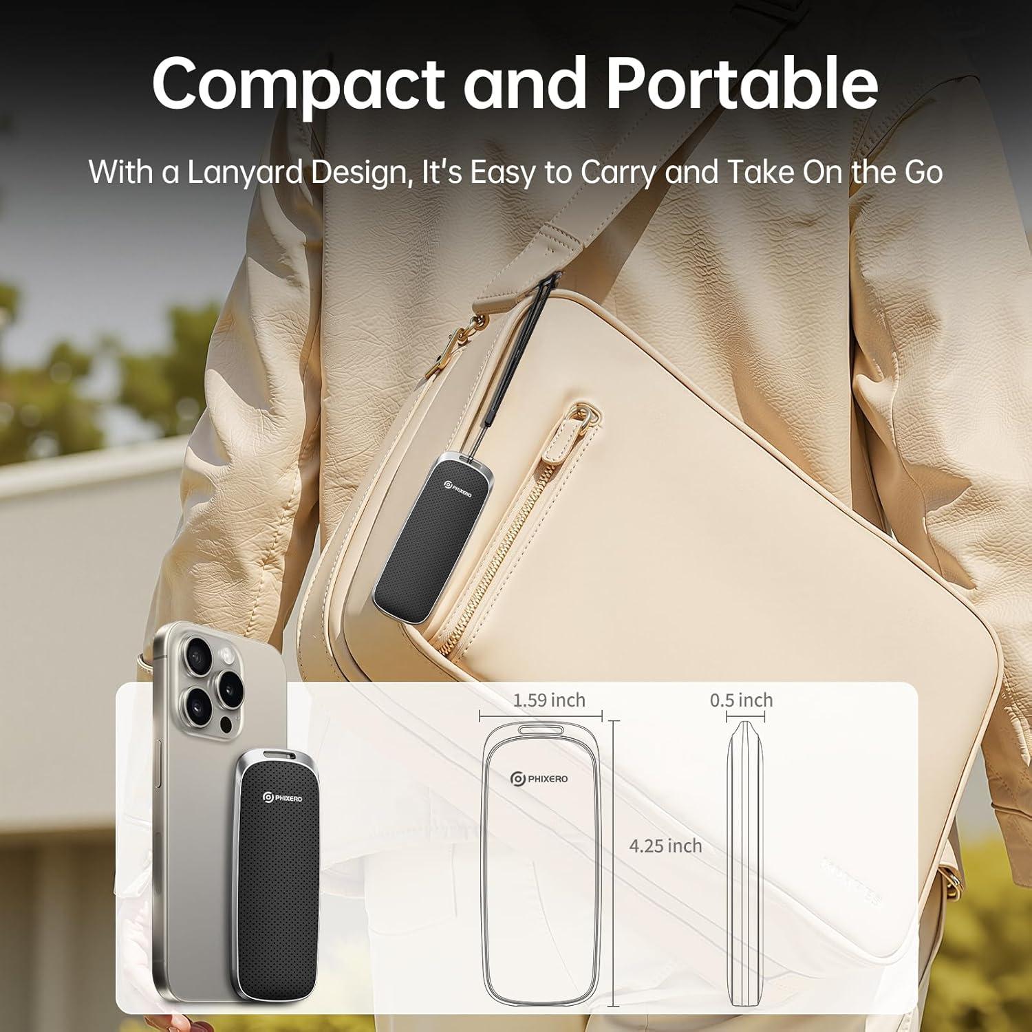 SSD Externo PHIXERO P10PRO 2TB USB 3.2 Gen2 Negro