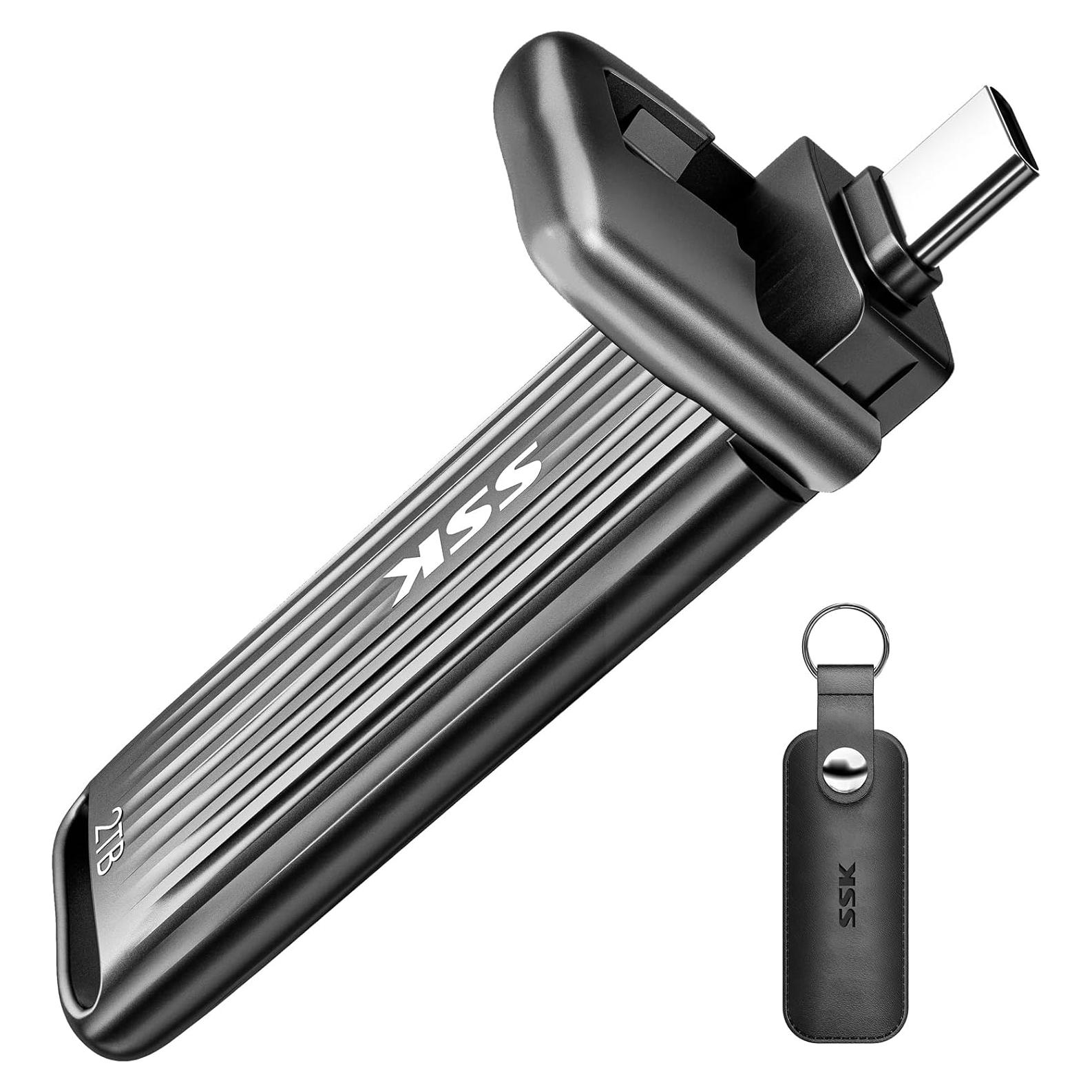 Disco Duro Externo SSD SSK 2TB USB C 2000MB/s Portátil