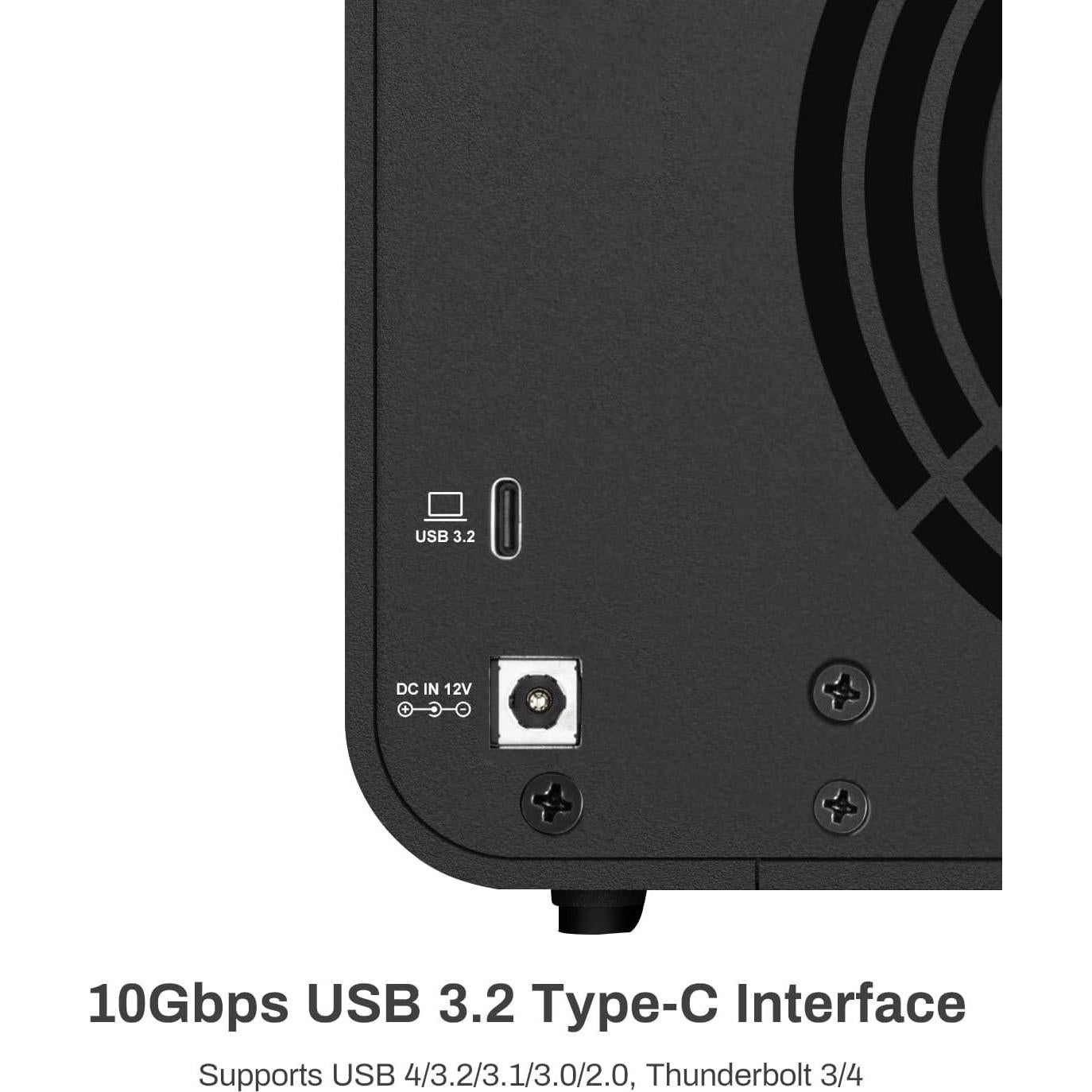 Carcasa HDD Externa TerraMaster D4-320 USB 3.2 4 Bahías 10Gbps