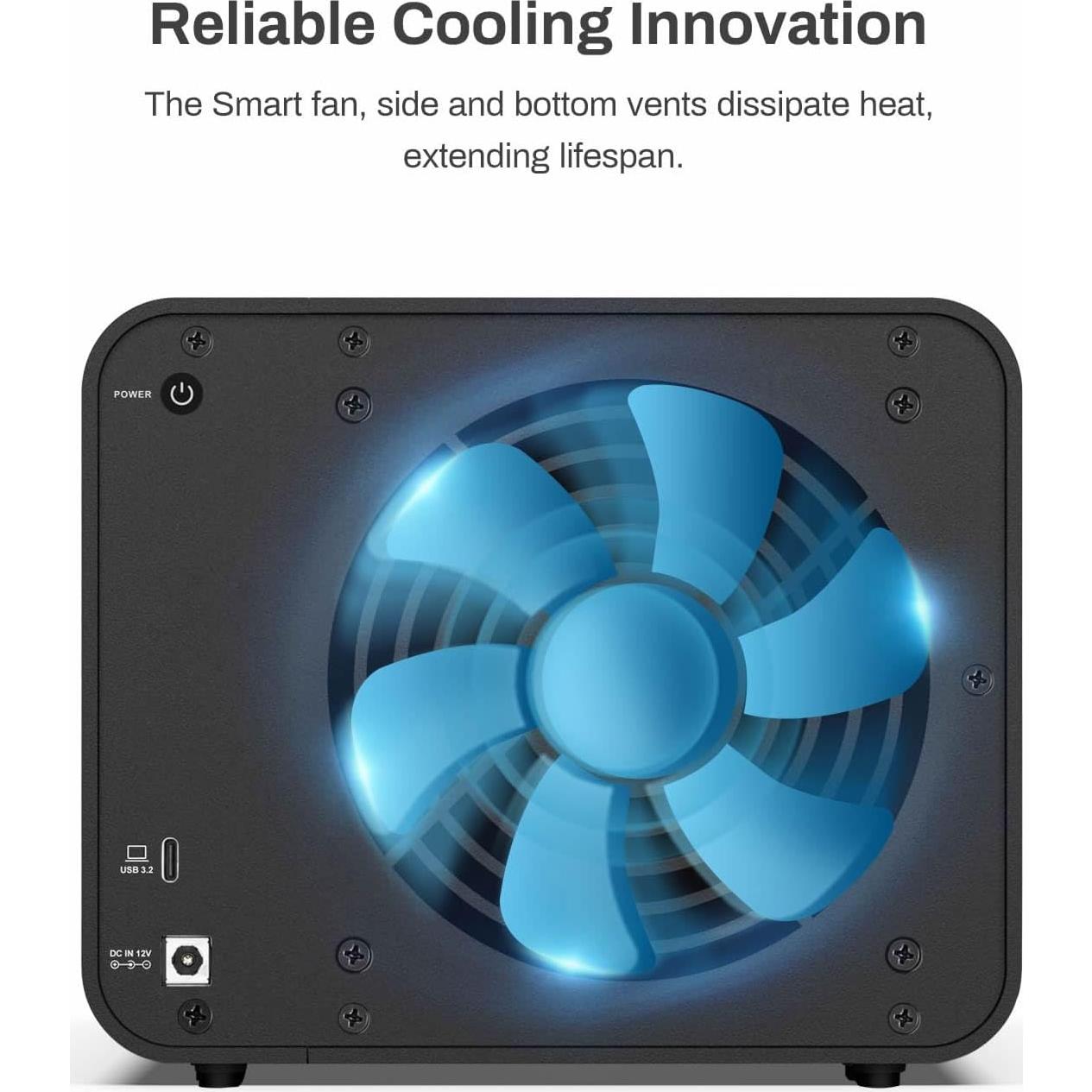 Carcasa HDD Externa TerraMaster D4-320 USB 3.2 4 Bahías 10Gbps