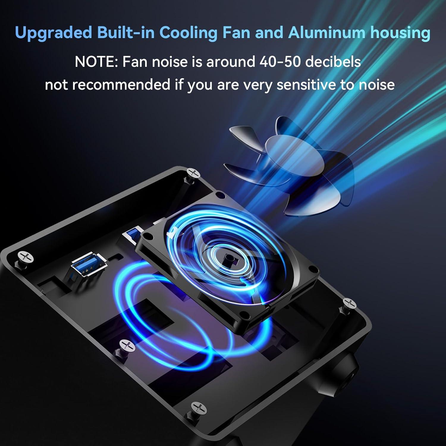 Caja de Disco Duro Externa Cenmate 3 Bahías USB 3.0 60TB