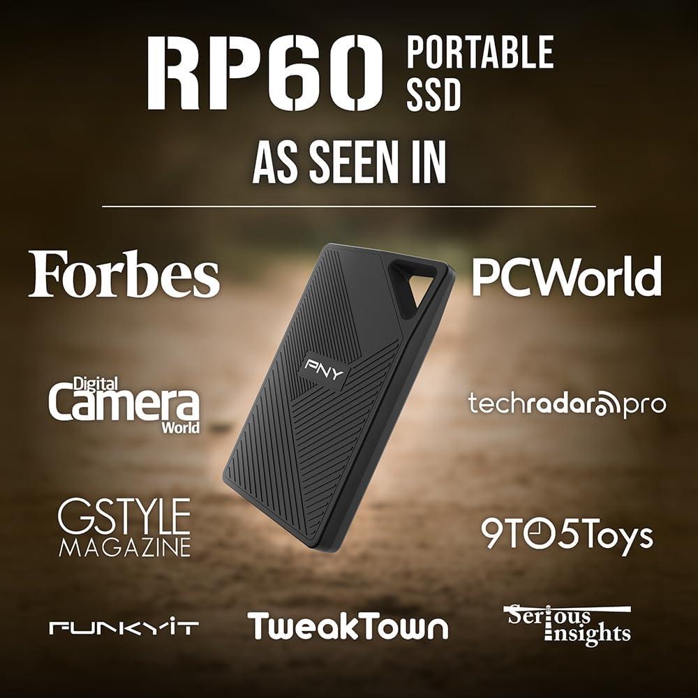 PNY RP60 1TB SSD Portátil Resistente USB-C IP65