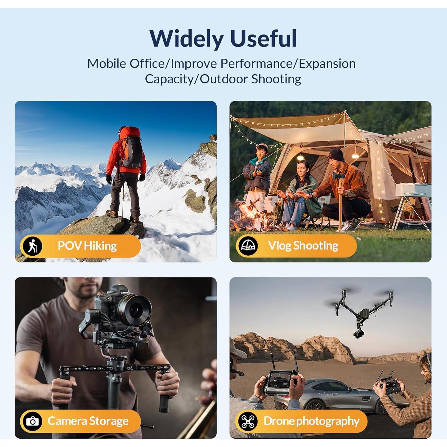 iDsonix SSD Portátil 1TB USB 3.2 Gen 2 Rápido 1000MB/s