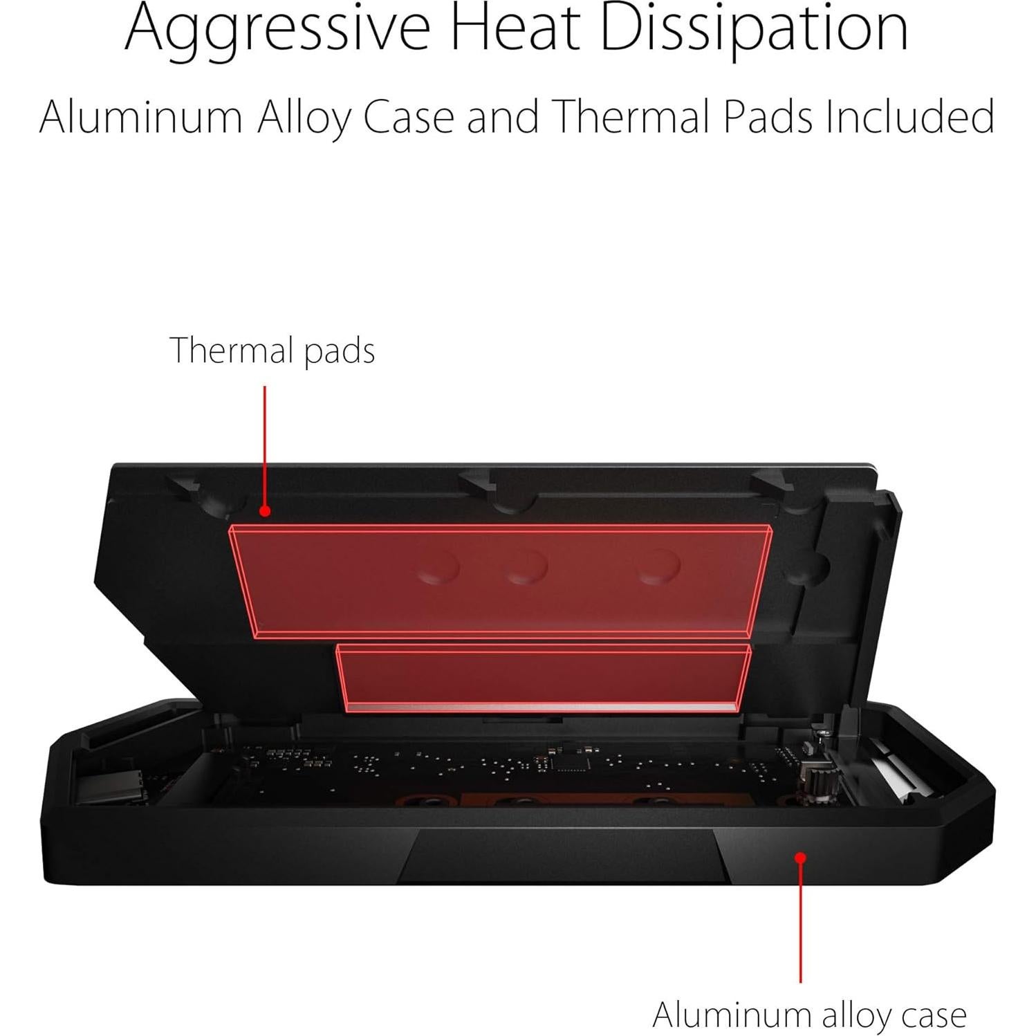 Caja Adaptadora Externa ASUS ROG Strix Arion M.2 NVMe 10 Gbps