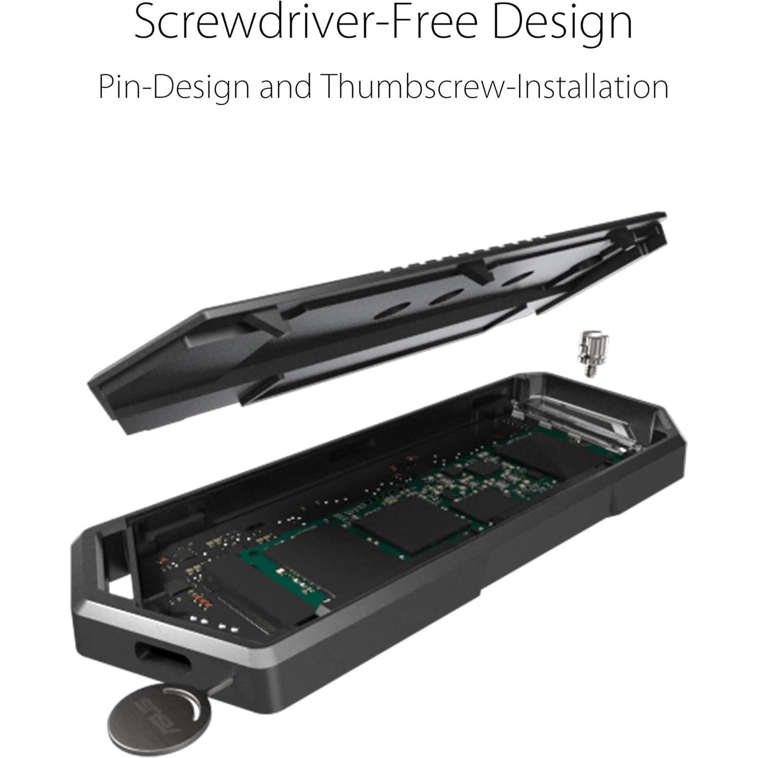 Caja Adaptadora Externa ASUS ROG Strix Arion M.2 NVMe 10 Gbps