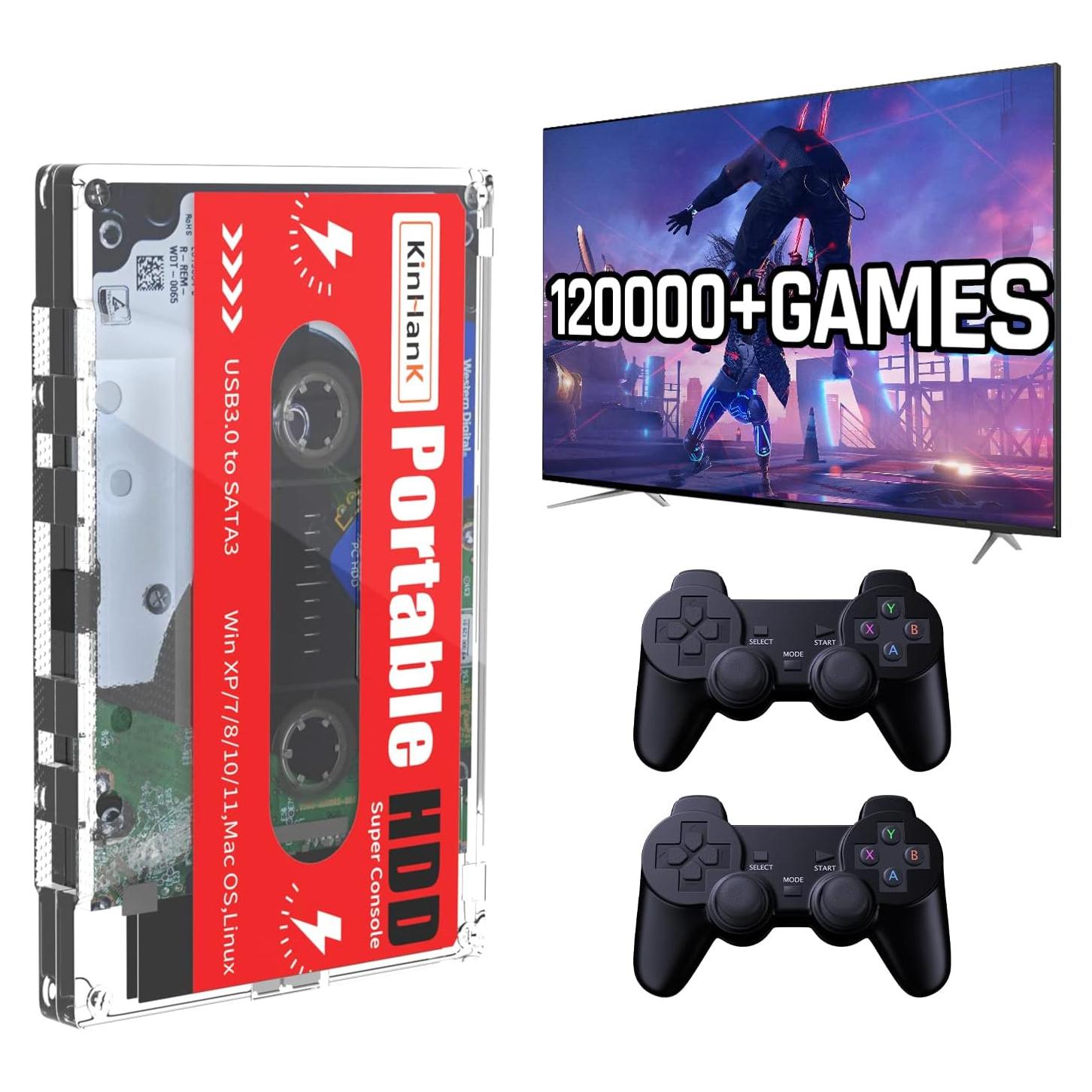 Disco Duro Externo Portátil Kinhank 2T para Juegos USB 3.0