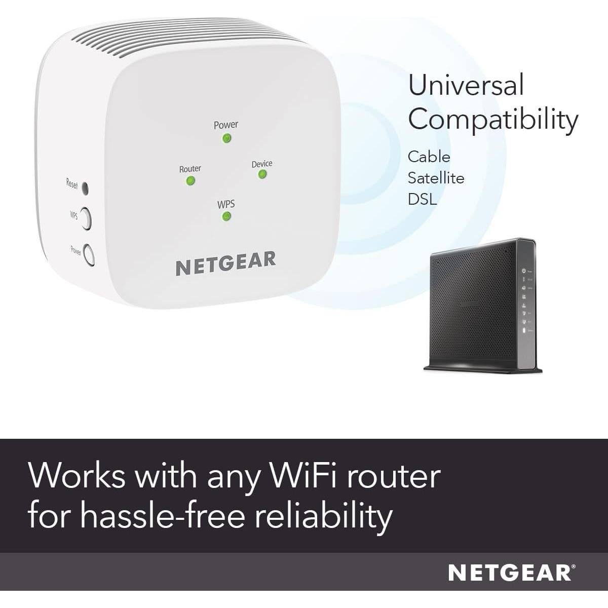 Extensor de Rango WiFi Doble Banda NETGEAR EX5000 1200 Mbps