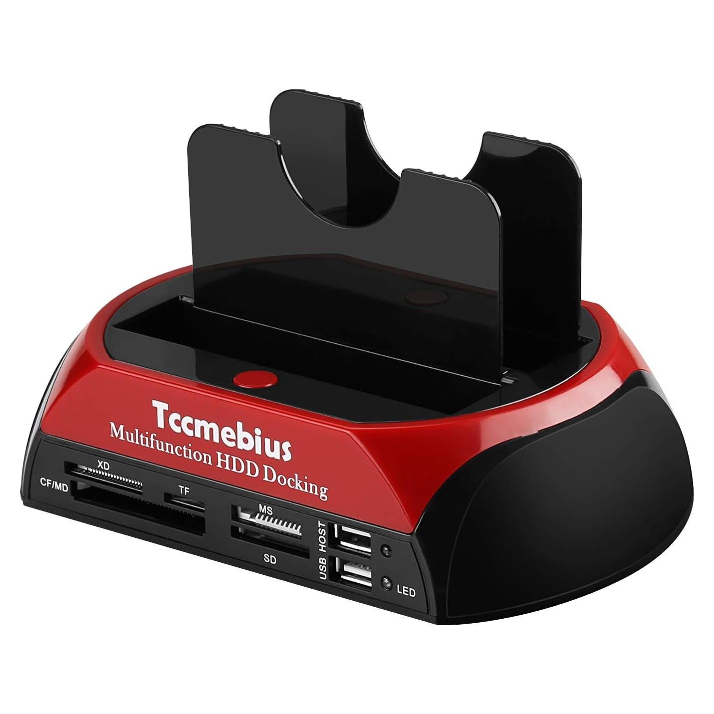 Estación de Acoplamiento Tccmebius USB 2.0 para HDD/SSD 2.5"/3.5"