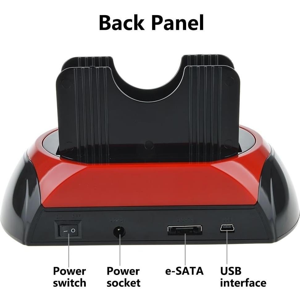 Estación de Acoplamiento Tccmebius USB 2.0 para HDD/SSD 2.5"/3.5"