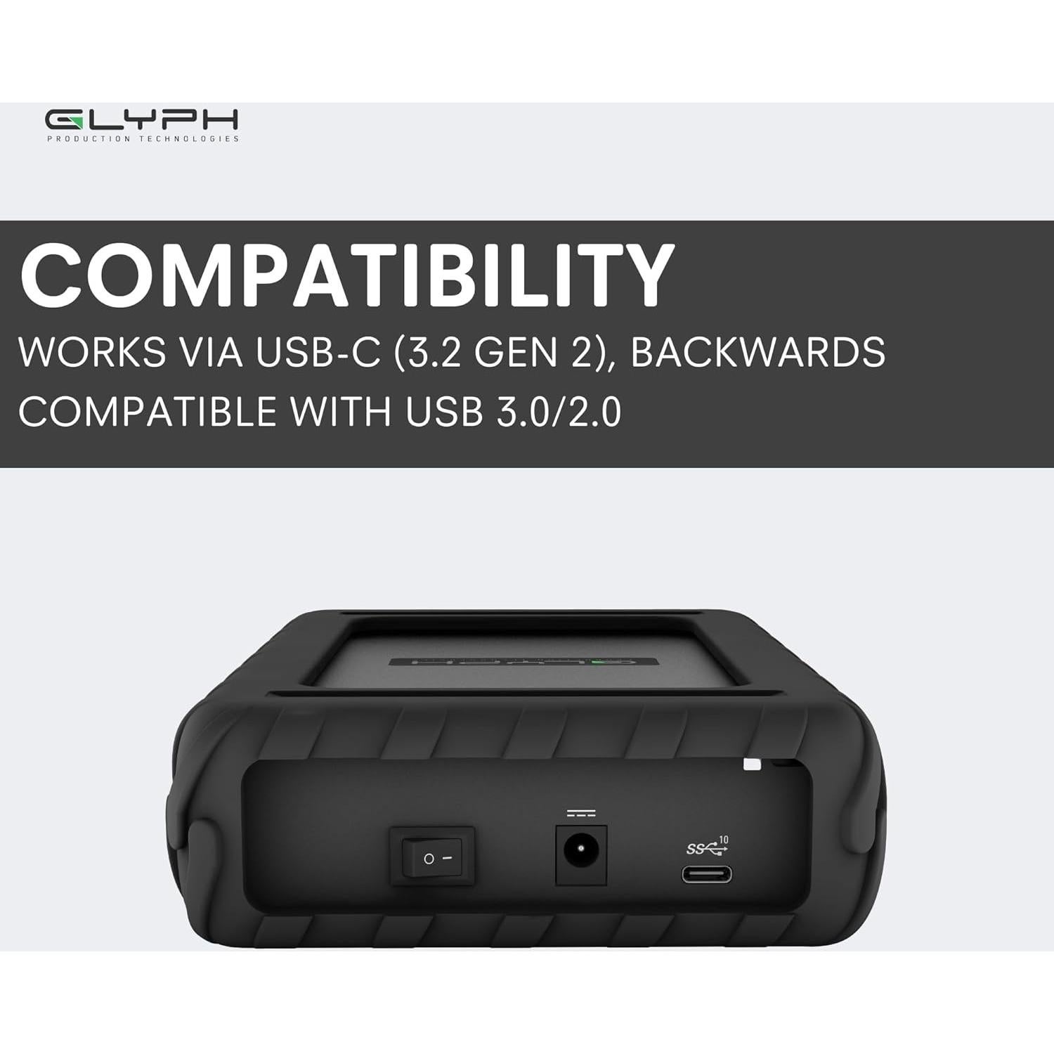 Disco Duro Externo Glyph BlackBox Pro 20TB USB-C 7200 RPM