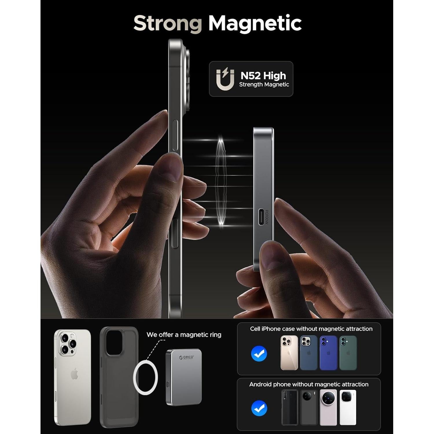 ORICO K10 1TB SSD Externo USB 3.2 Carga PD100W 4K