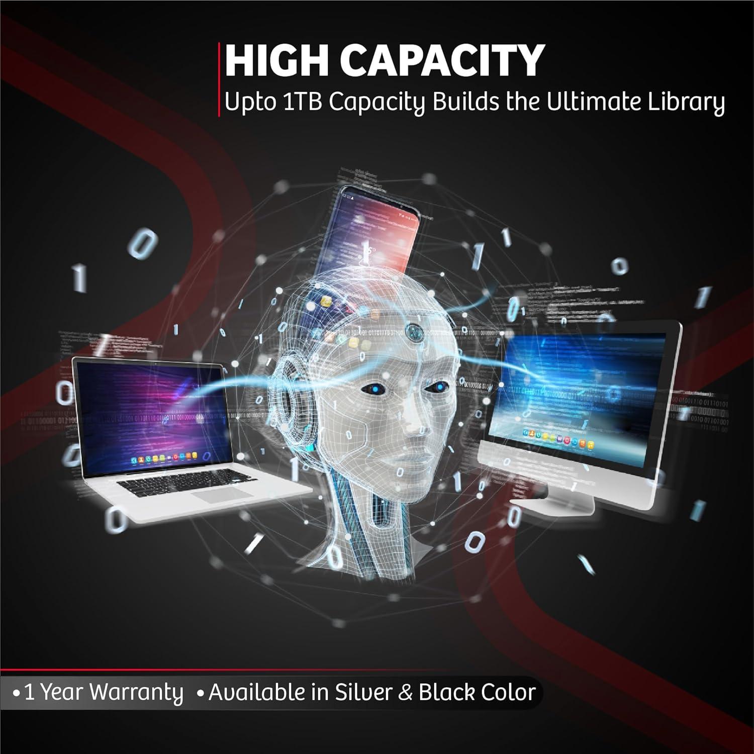 Disco Duro Externo 500GB Genérico USB 3.0 Portátil Plata