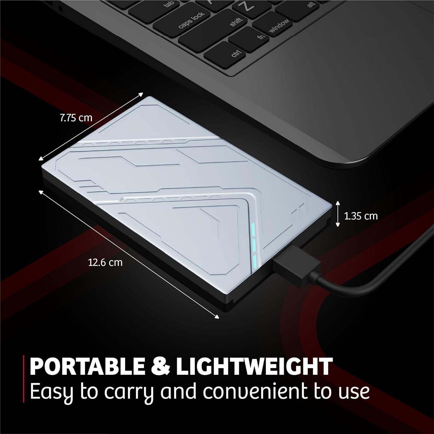 Disco Duro Externo 500GB Genérico USB 3.0 Portátil Plata