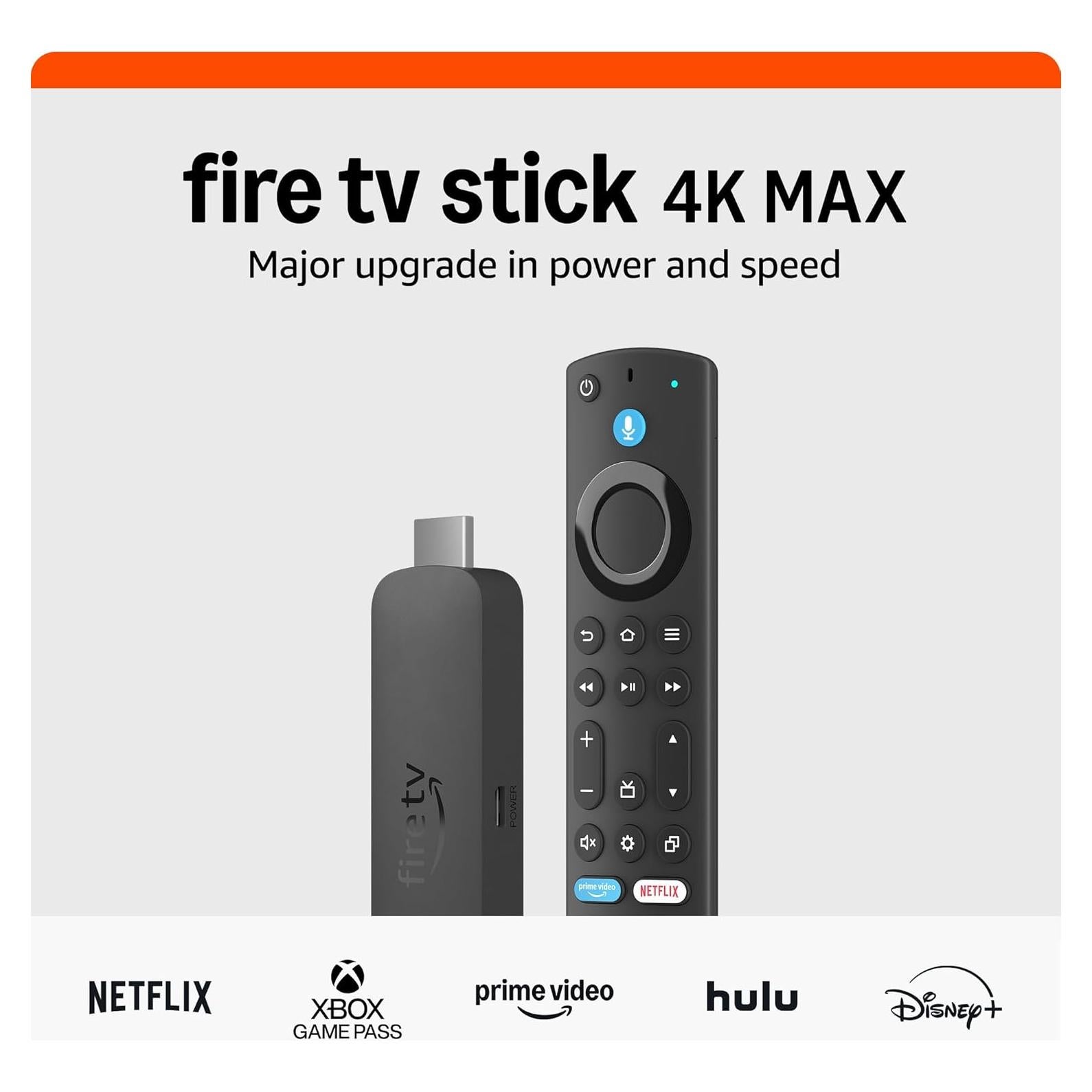 Amazon Fire TV Stick 4K Max streaming device, with AI-powered Fire TV Search, supports Wi-Fi 6E, free & live TV without cable or satellite